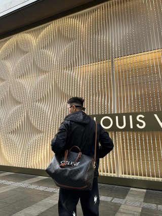 Louis Vuitton Black Nylon Puffer Jacket view 2