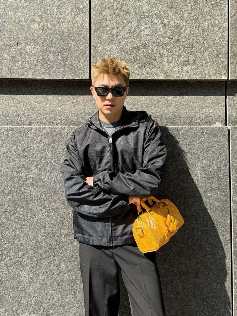 Louis Vuitton Black Nylon Puffer Jacket view