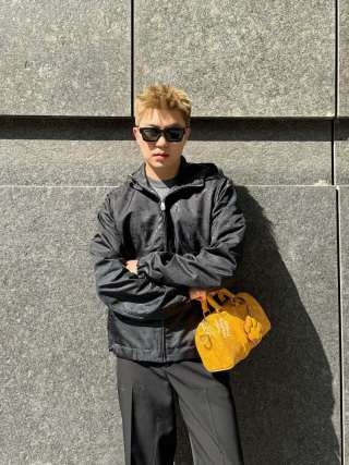 Louis Vuitton Black Nylon Puffer Jacket view 4