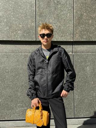 Louis Vuitton Black Nylon Puffer Jacket view 6