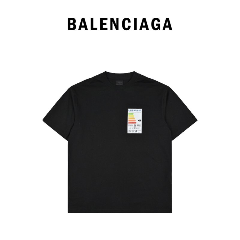 Black Energy Label Oversized T-Shirt