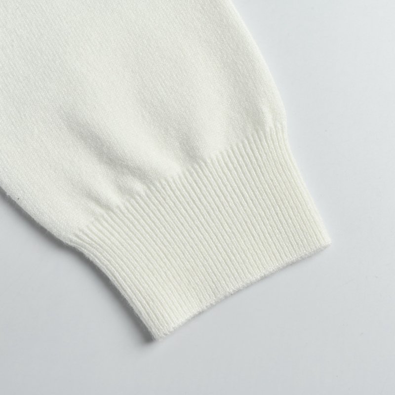 Louis Vuitton Cream Wool Blend Intarsia Knit Sweater view