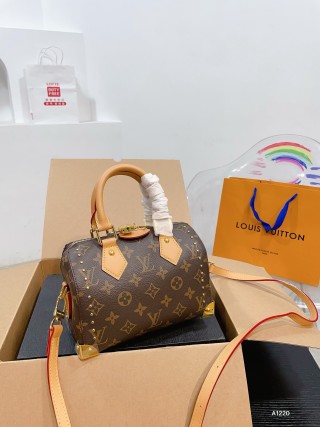 Louis Vuitton Monogram Studded Pillow Bag - Brown view 3