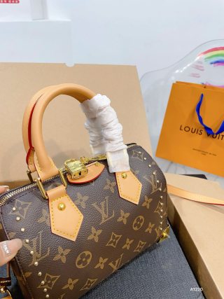 Louis Vuitton Monogram Studded Pillow Bag - Brown view 4
