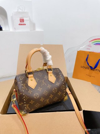 Louis Vuitton Monogram Studded Pillow Bag - Brown view 6