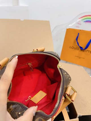 Louis Vuitton Monogram Studded Pillow Bag - Brown view 9