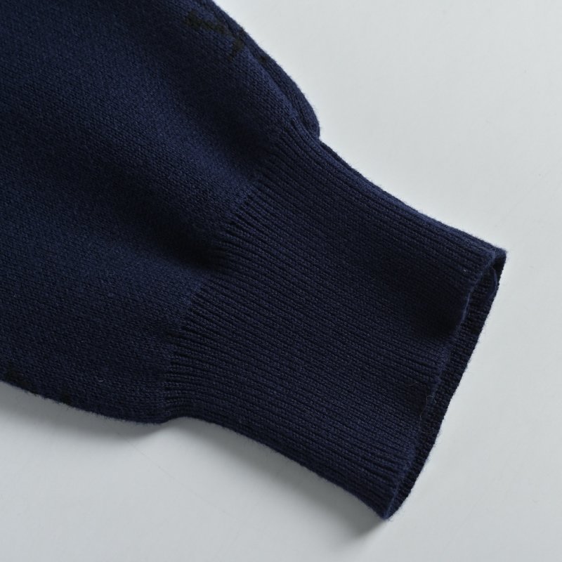 Essentials Navy Distressed Logo Sweatshirt view