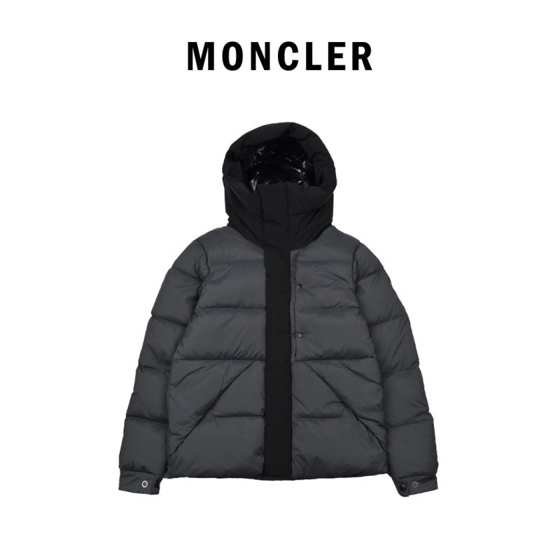 Black Puffer Down Jacket – Oversized Fit view