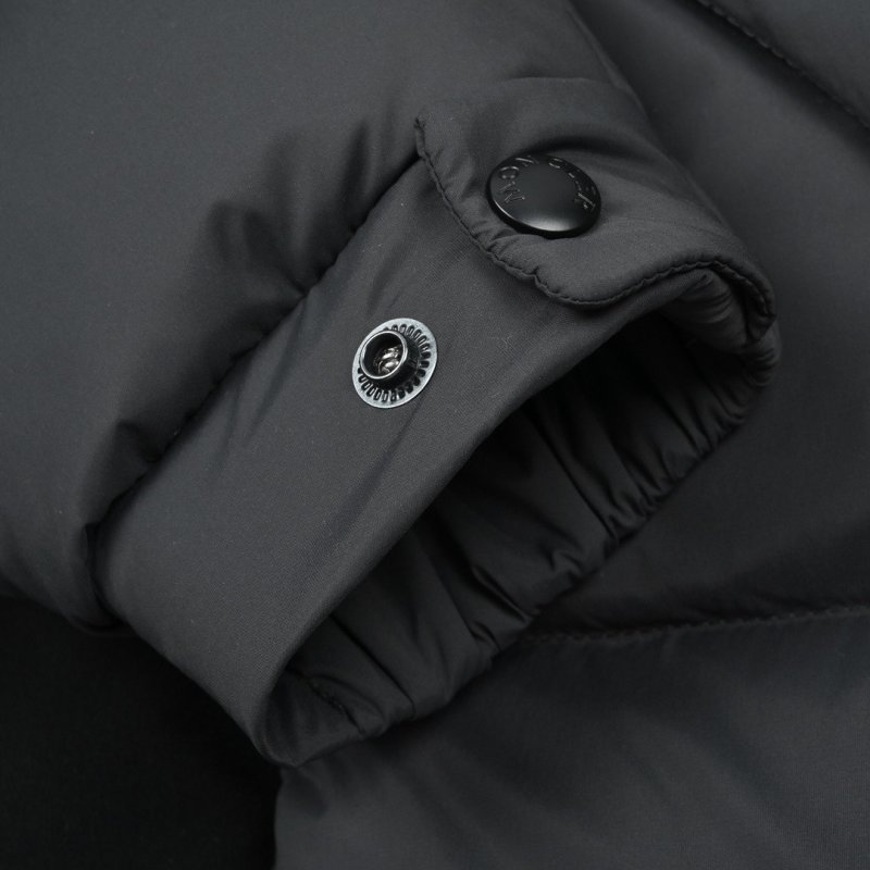 Black Puffer Down Jacket – Oversized Fit view