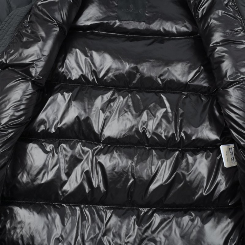 Black Puffer Down Jacket – Oversized Fit view