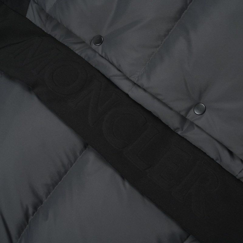 Black Puffer Down Jacket – Oversized Fit view