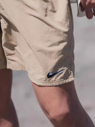 Nike Beige Nylon Swim Shorts view 3