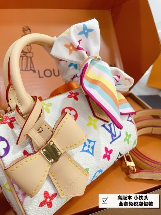 Louis Vuitton Pillow Bag Multicolor Monogram White view 2
