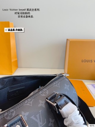 Louis Vuitton Keepall Black Monogram Travel Bag 25cm view 9