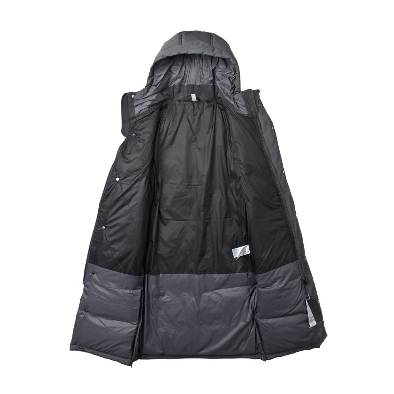 Black Long Puffer Down Jacket view