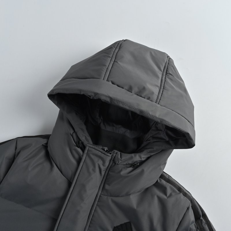 Black Long Puffer Down Jacket view