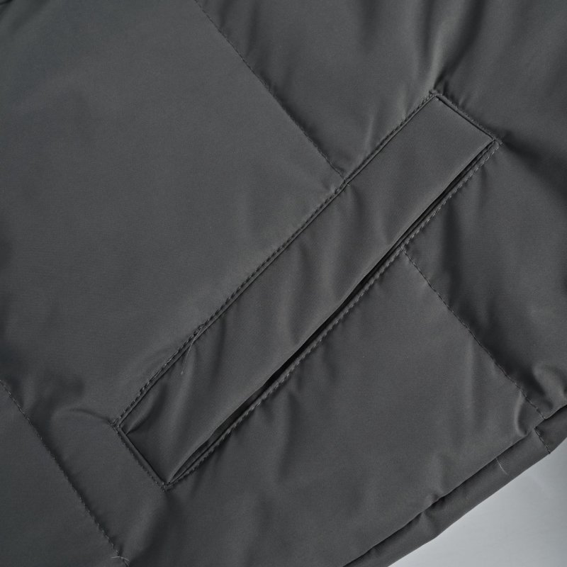 Black Long Puffer Down Jacket view