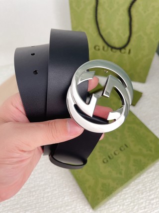 Gucci GG Marmont Double G Buckle Belt Black 3.8cm view 9