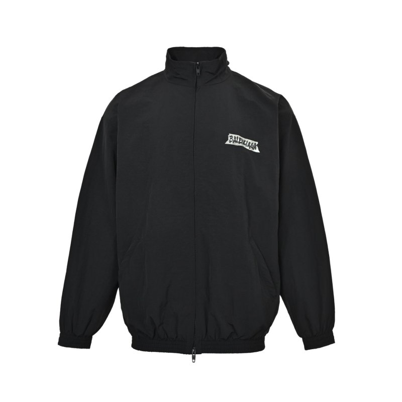 Balenciaga Black Logo Track Jacket view