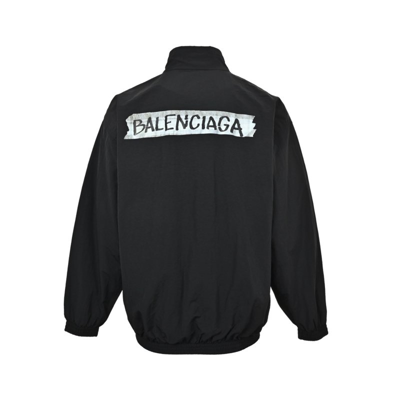 Balenciaga Black Logo Track Jacket view