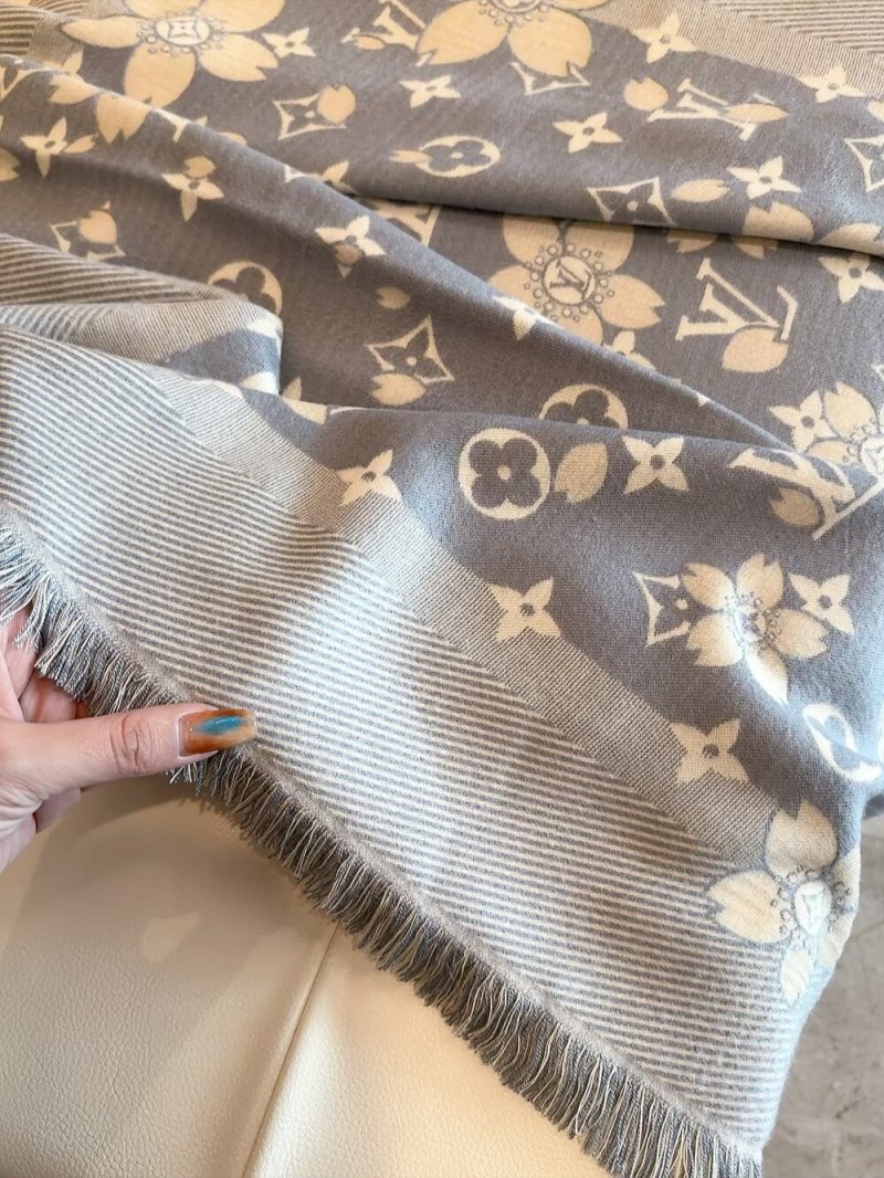 Louis Vuitton x Takashi Murakami Monogram Cerise Square Scarf view