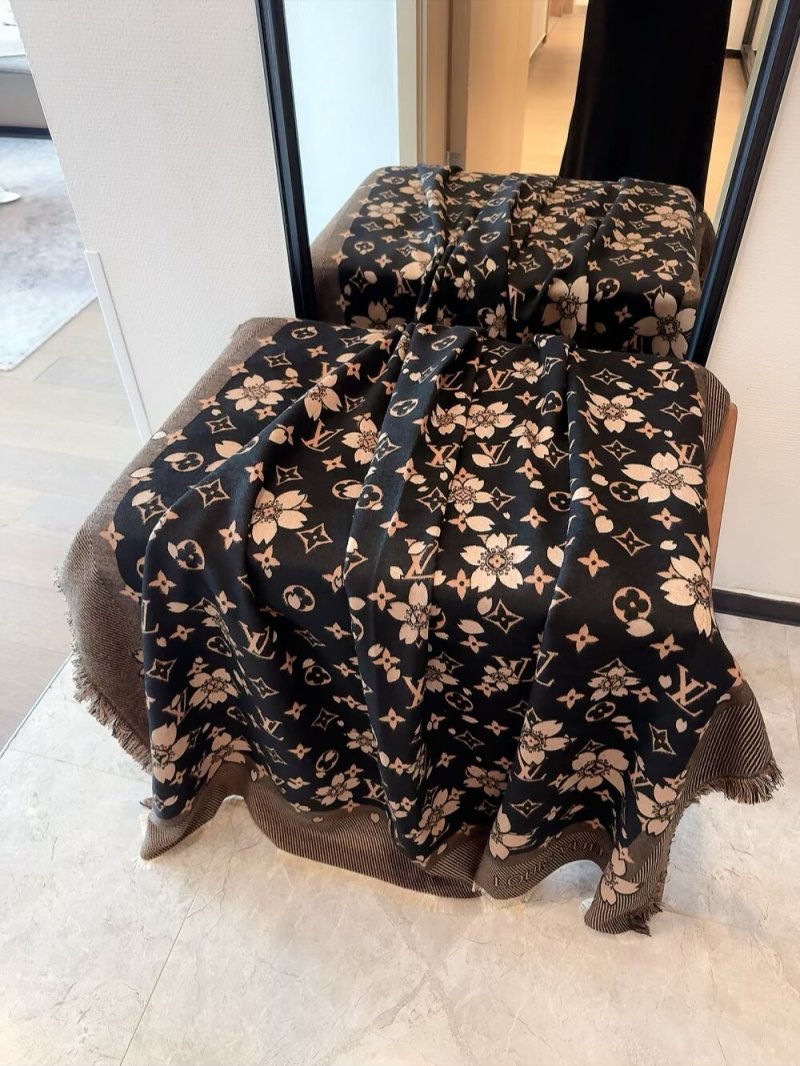 Louis Vuitton x Takashi Murakami Monogram Cerise Square Scarf view