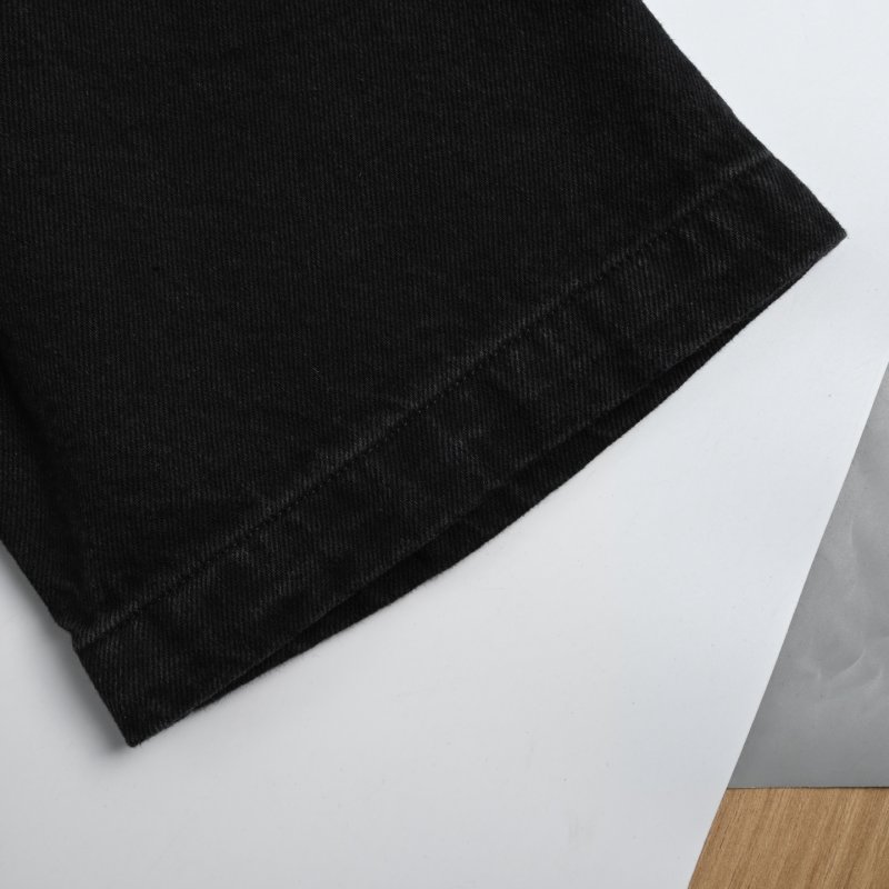 Louis Vuitton Monogram Denim Short Sleeve Shirt Black view