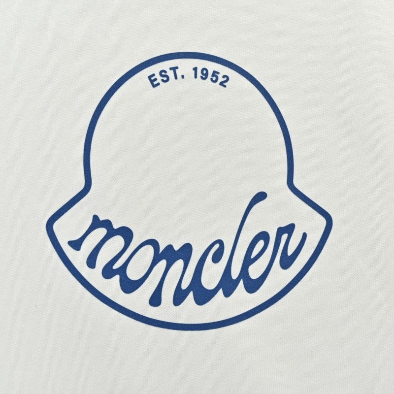 White Short Sleeve T-Shirt with Chest Logo Print view