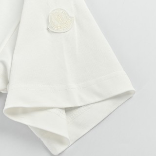 White Short Sleeve T-Shirt with Chest Logo Print view 13