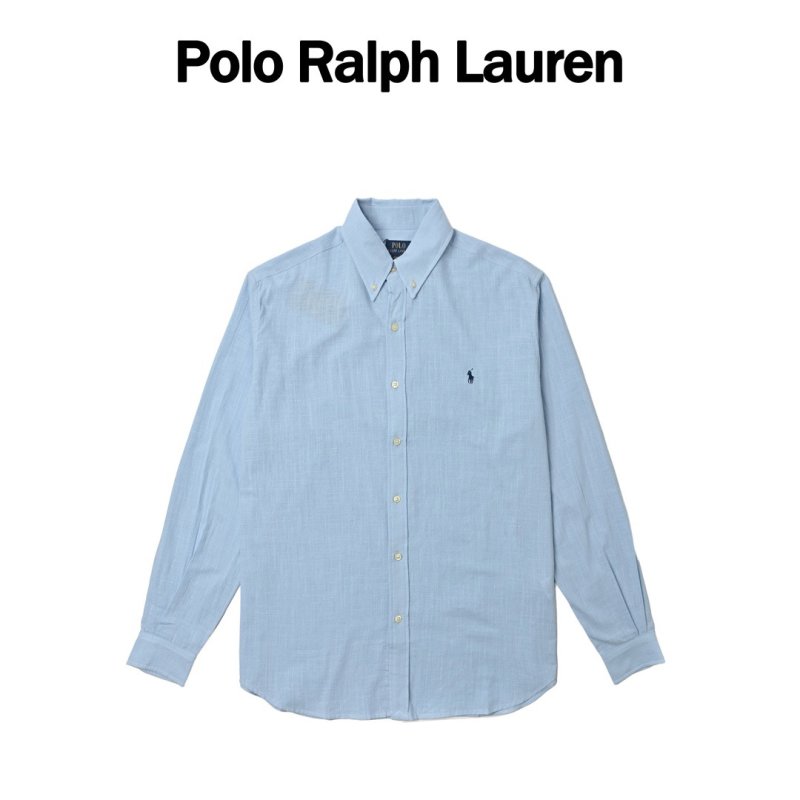Polo Ralph Lauren Light Blue Oxford Button-Up Shirt view