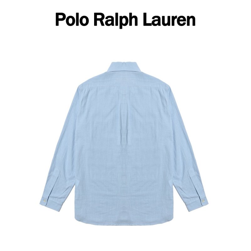 Polo Ralph Lauren Light Blue Oxford Button-Up Shirt view