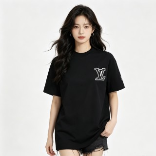 Louis Vuitton Black Short Sleeve Logo T-Shirt
