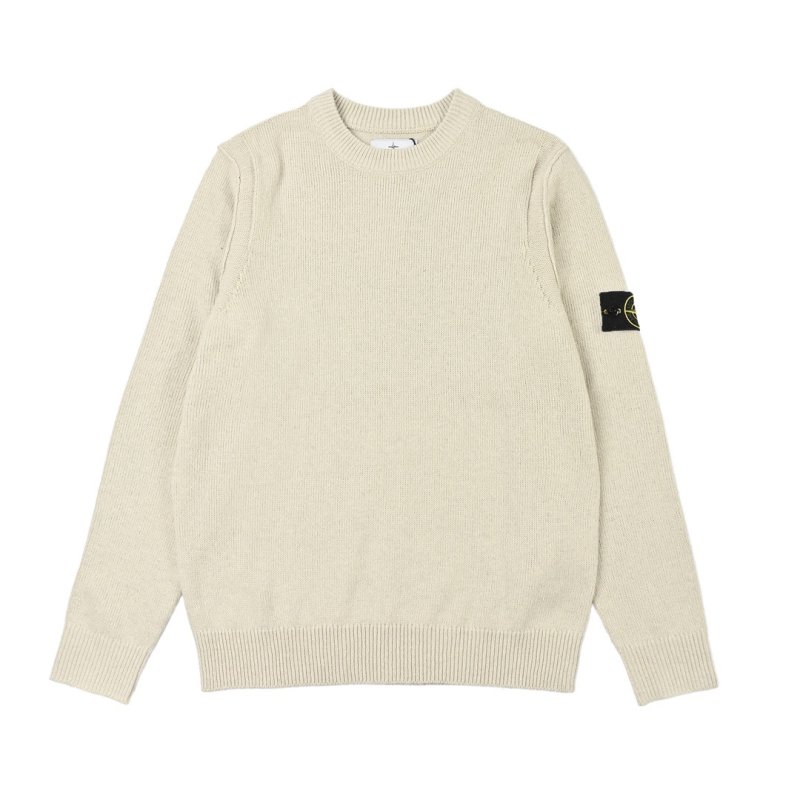 Stone Island Beige Crewneck Sweater view
