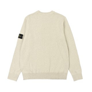 Stone Island Beige Crewneck Sweater view 4