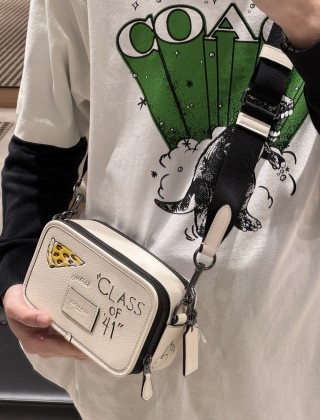 Coach Class of '94 Cream Leather Crossbody Bag