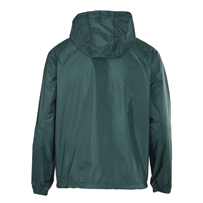 Prada Nylon Hooded Windbreaker Jacket Teal Green view