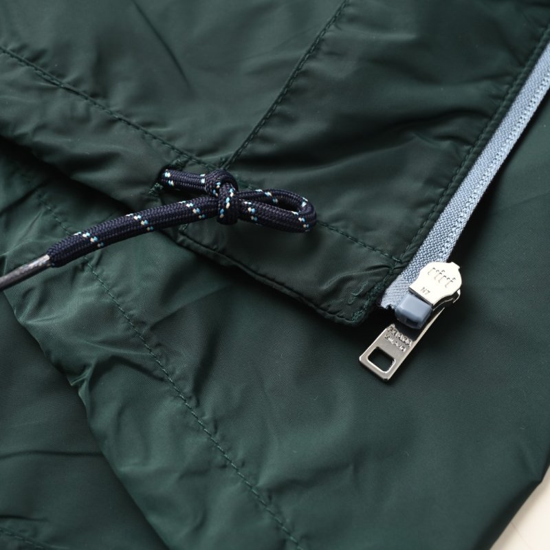 Prada Nylon Hooded Windbreaker Jacket Teal Green view