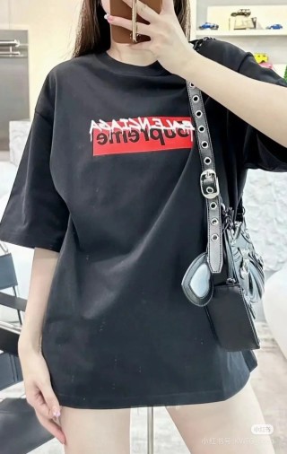 Balenciaga Black Logo T-Shirt view 2