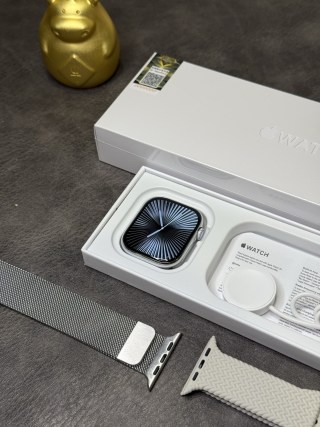 Apple Watch S10 Series 46mm Stainless Steel Smartwatch view 9