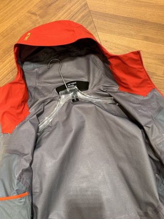Arc'teryx Red Gore-Tex Shell Jacket with PitZip Ventilation view 2