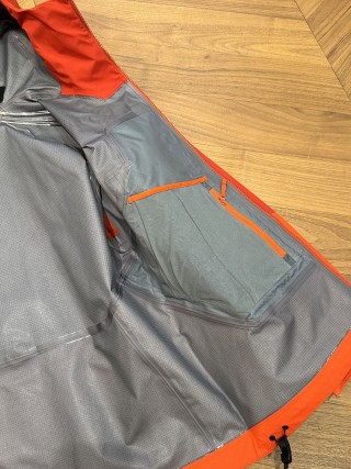 Arc'teryx Red Gore-Tex Shell Jacket with PitZip Ventilation view 3
