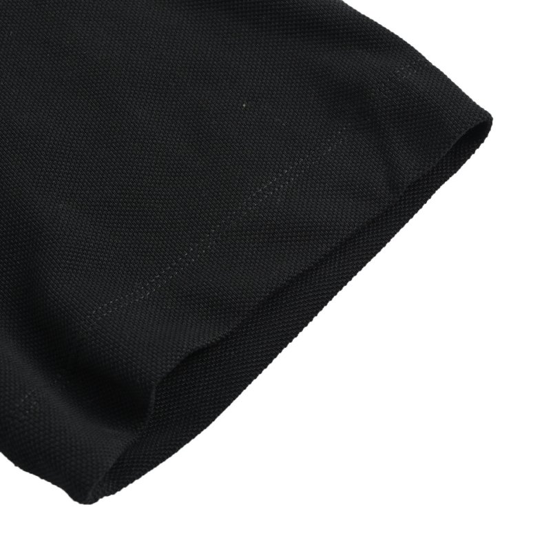 YSL Black Short-Sleeve Polo Shirt view