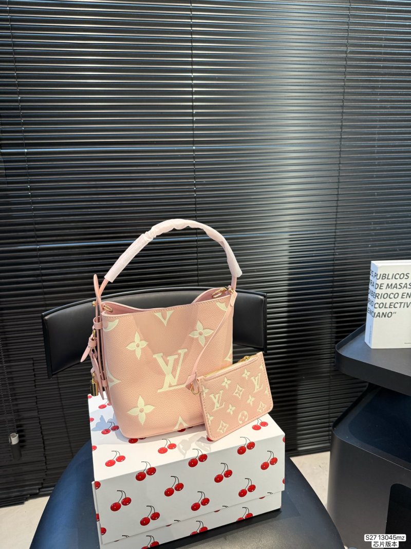 Louis Vuitton BB Bucket Bag Monogram Canvas Pink view
