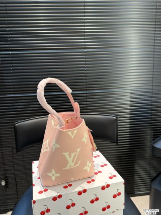 Louis Vuitton BB Bucket Bag Monogram Canvas Pink view 5