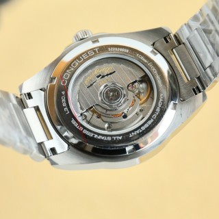 Longines Conquest Automatic Silver White Dial 41mm view 7