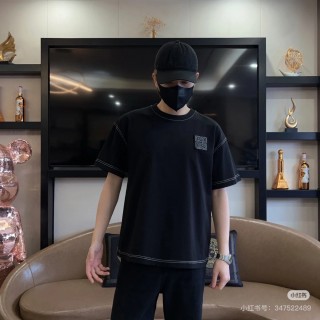 Givenchy Black 4G Embroidered Short-Sleeve T-Shirt view 3
