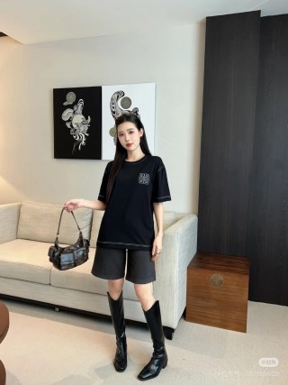 Givenchy Black 4G Embroidered Short-Sleeve T-Shirt view 8