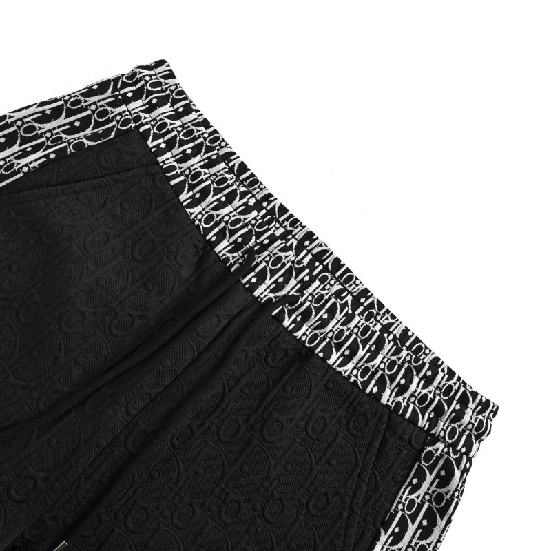 Dior Monogram Jacquard Black Shorts view