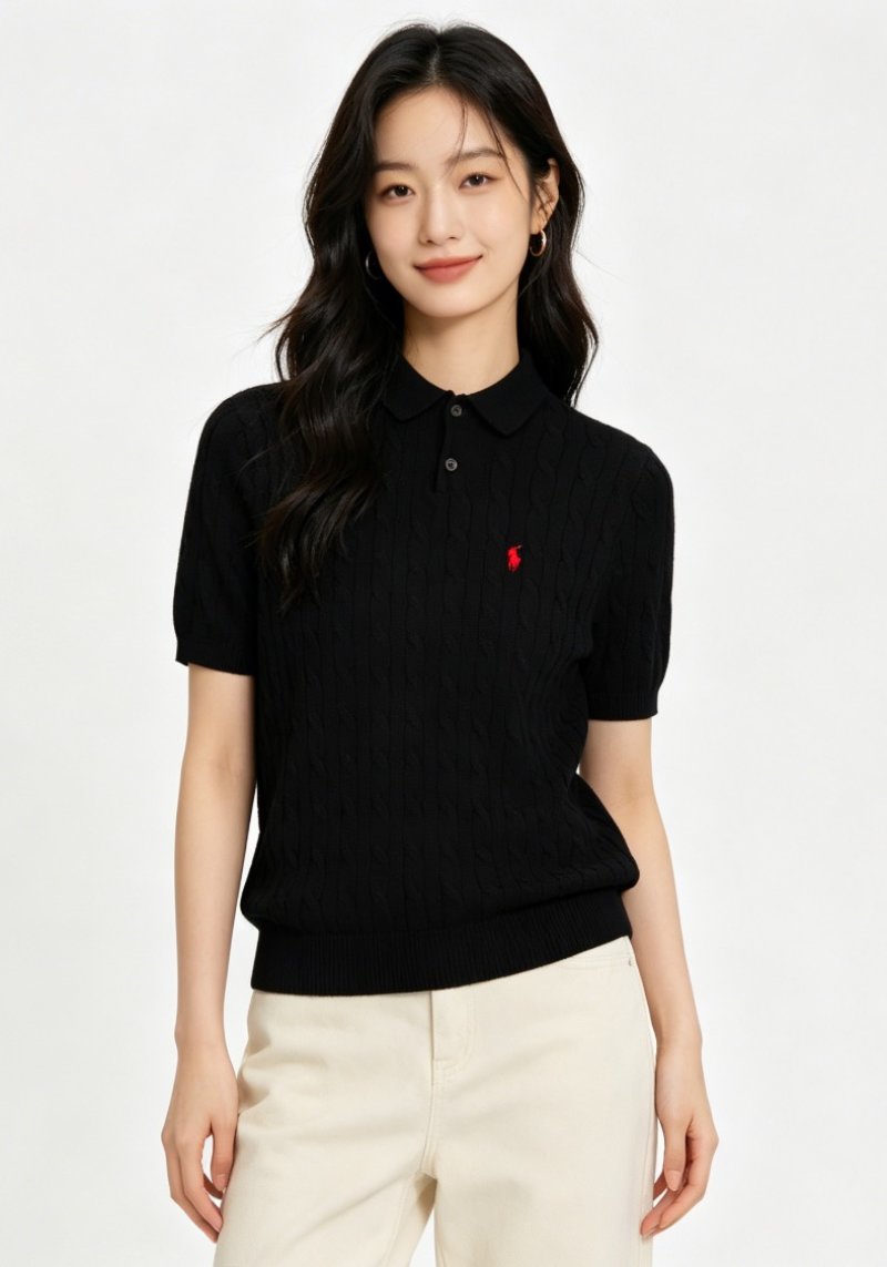 Polo Ralph Lauren Black Short Sleeve Polo Shirt