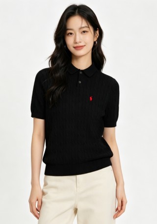 Polo Ralph Lauren Black Short Sleeve Polo Shirt